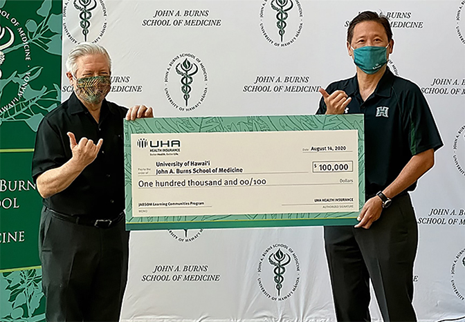 UHA Health Donates $100,000 to John A. Burns School of Medicine Curriculum Fostering Physician-Patient Relationship