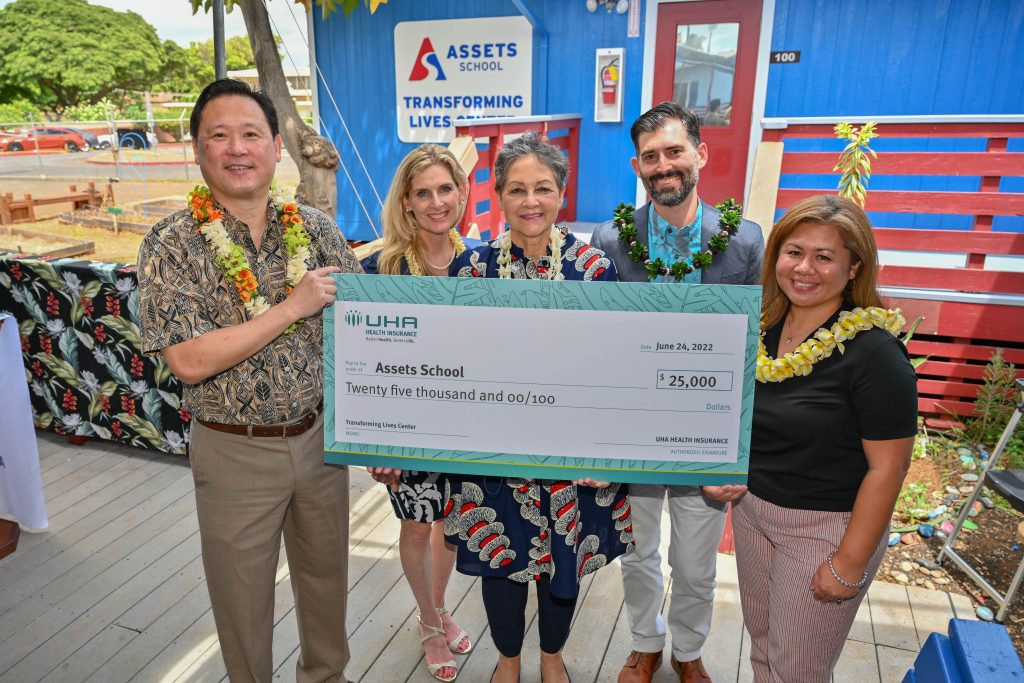 UHA Donates $25,000 to help Assets School Transform Lives